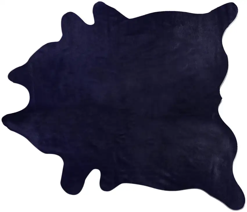 Midnight Cowhide Hand Knotted Area Rug Photo 3