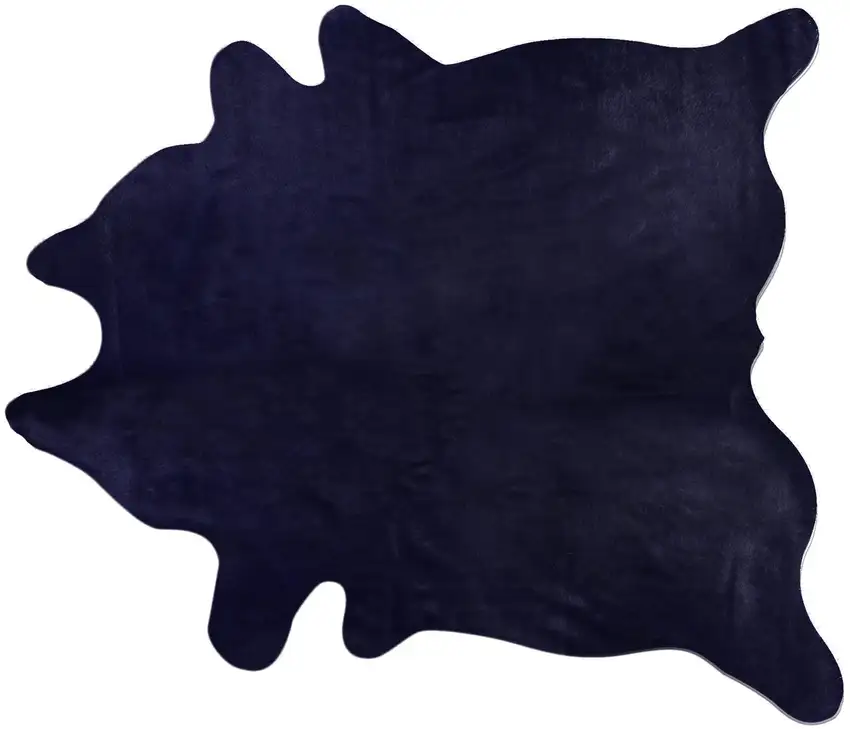Midnight Cowhide Hand Knotted Area Rug Photo 3