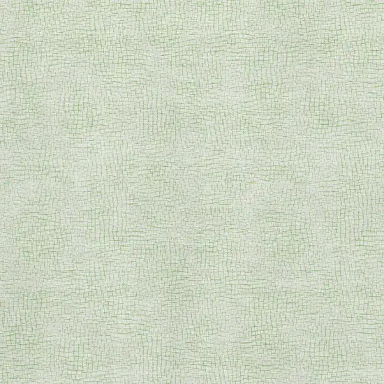 Mint Green And Ivory Geometric Washable Area Rug With UV Protection Photo 2