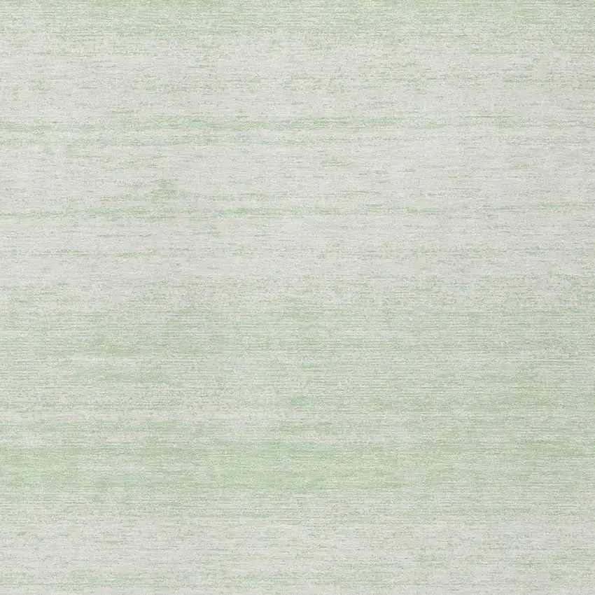Mint Green And Ivory Striped Washable Indoor Outdoor Area Rug Photo 6