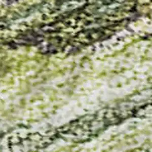 Photo of Mint Green Beige And Teal Floral Washable Area Rug With UV Protection