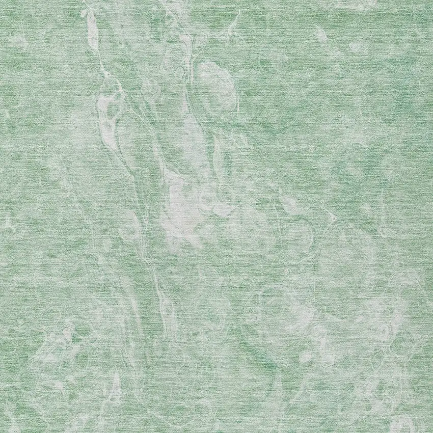 Mint Green Sage And Ivory Abstract Washable Indoor Outdoor Area Rug Photo 6