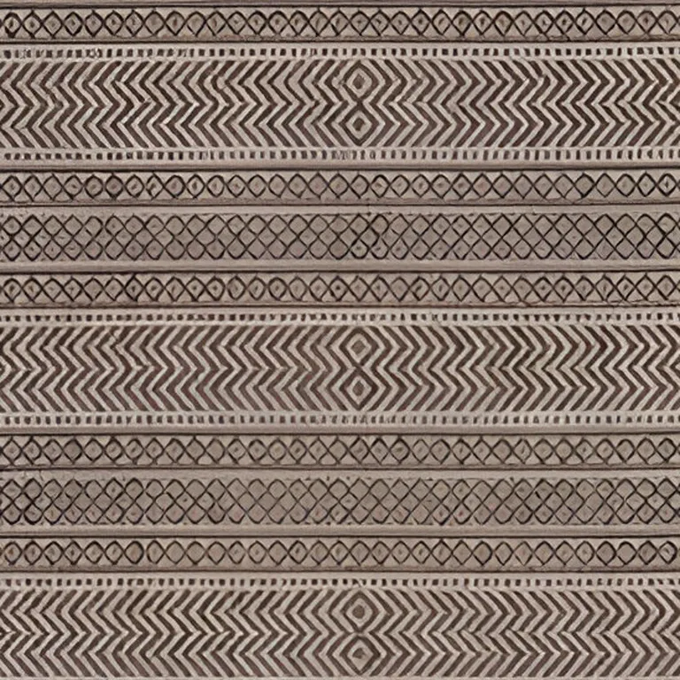 Mocha Polypropylene Area Rug Photo 2