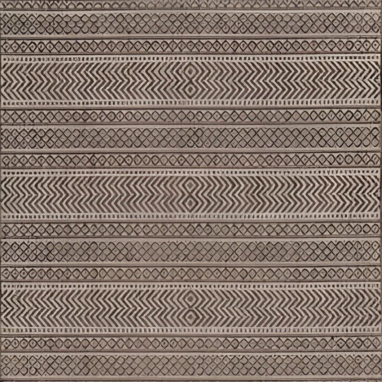 Mocha Polypropylene Area Rug Photo 3