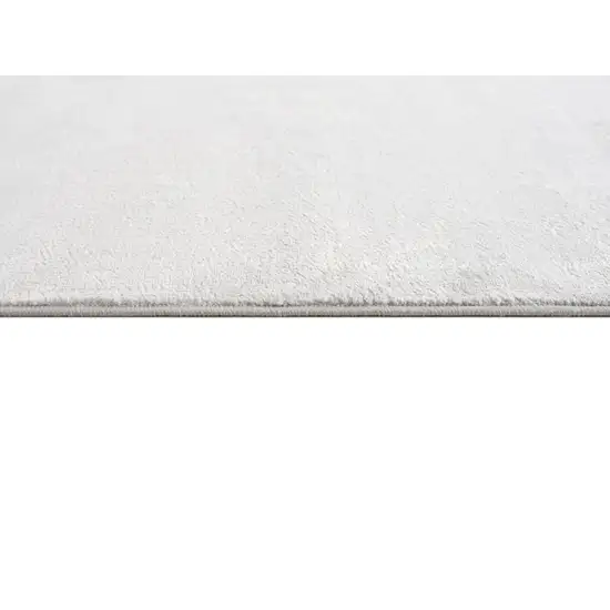 Modern Gray Distressed Area Rug Photo 8