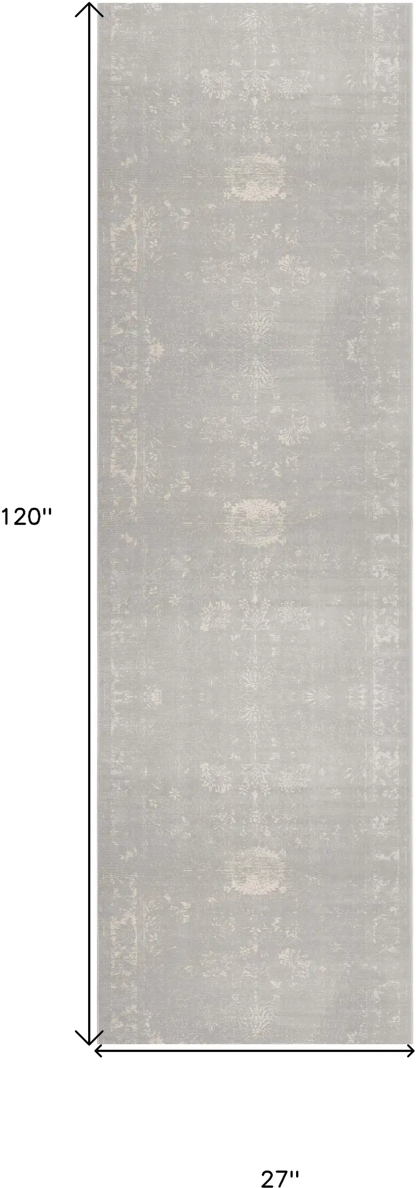 10' Abstract Runner Rug Photo 8