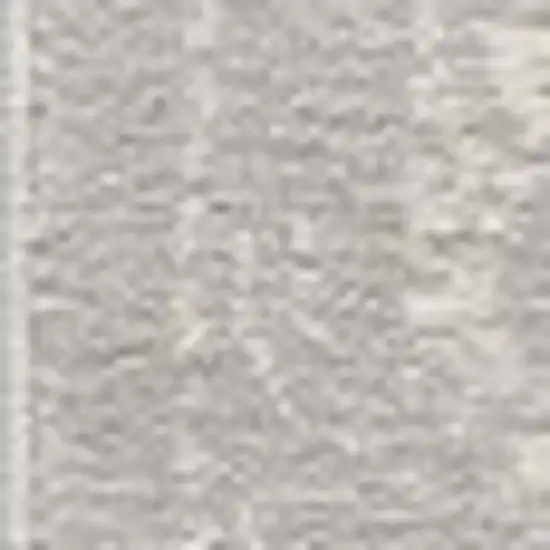 Grey Abstract Power Loom Runner Rug Photo 3