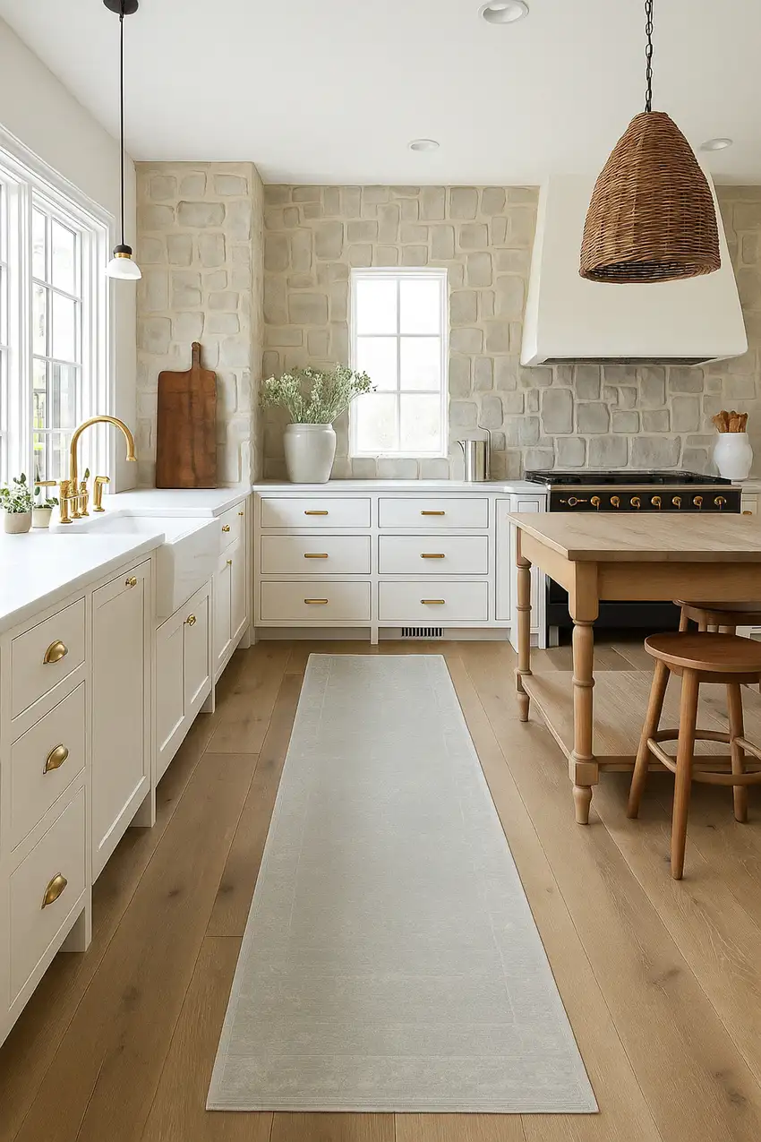 2' X 8' Modern Gray Distressed Runner Rug Photo 2