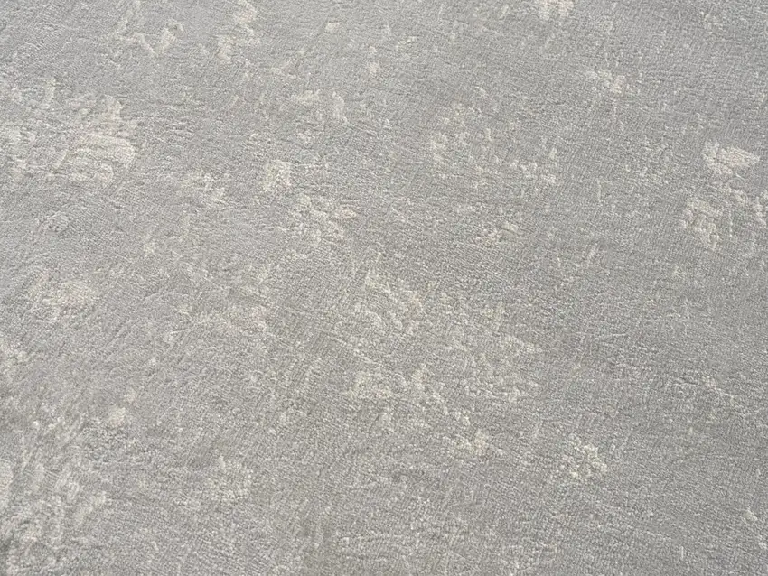 Modern Gray Distressed Scatter Rug Photo 8