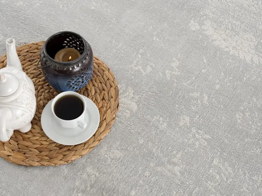 Modern Gray Distressed Scatter Rug Photo 6