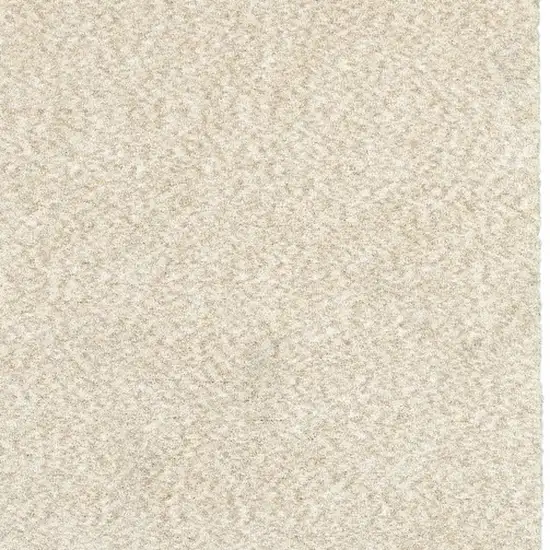 Modern Shag Ivory Indoor Area Rug Photo 4