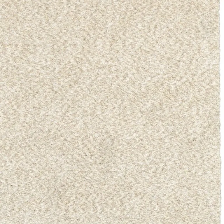 Modern Shag Ivory Indoor Area Rug Photo 4