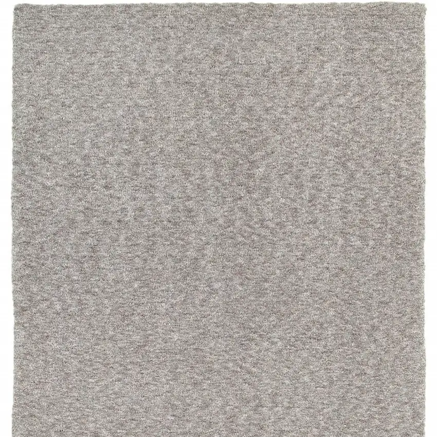 Modern Shaggy Soft Gray Indoor Area Rug Photo 5