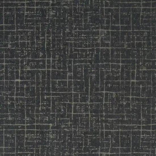 Moss Green And Charcoal Abstract Geometric Washable Area Rug Photo 3