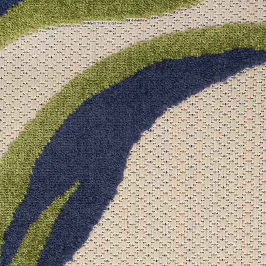 Multicolor Floral Stain Resistant Non Skid Area Rug Photo 6