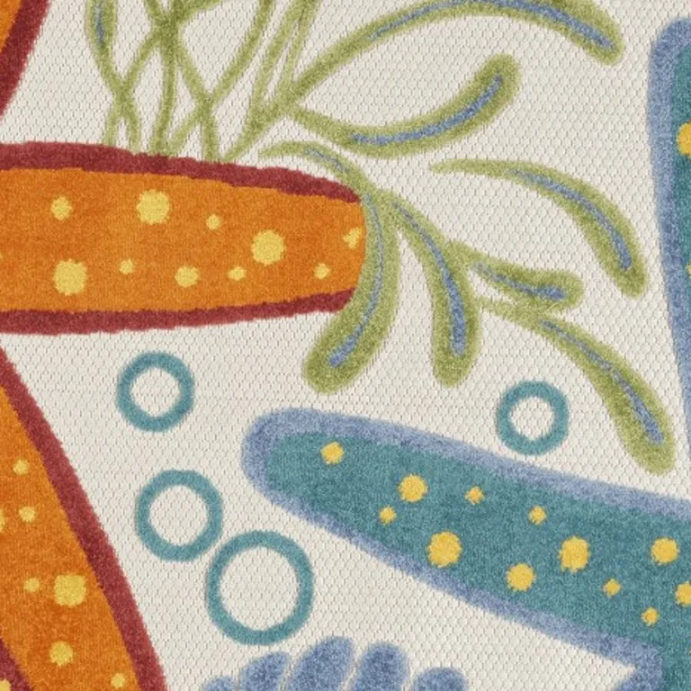 Multicolor Indoor Outdoor Area Rug Photo 5
