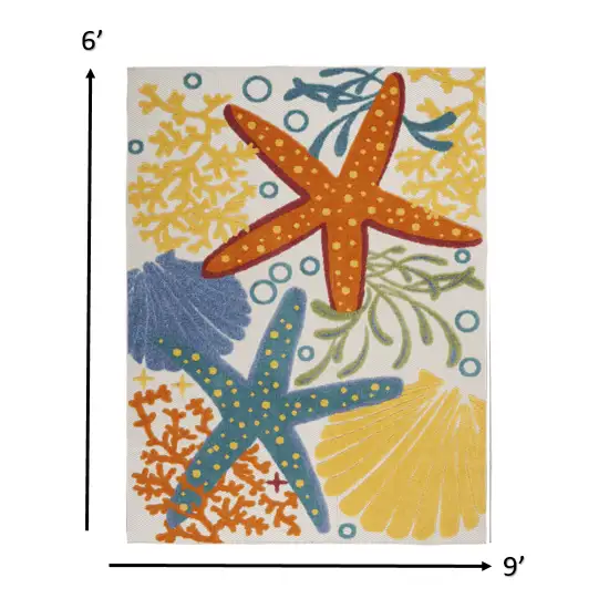 Multicolor Indoor Outdoor Area Rug Photo 3