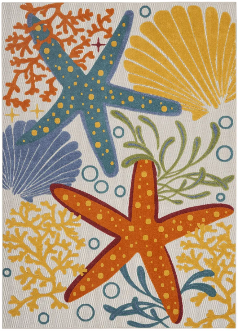 Multicolor Indoor Outdoor Area Rug Photo 1