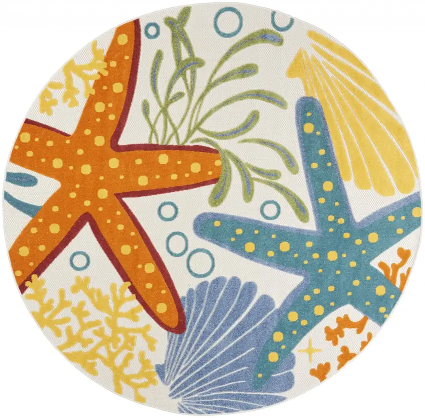Multicolor Indoor Outdoor Area Rug Photo 1
