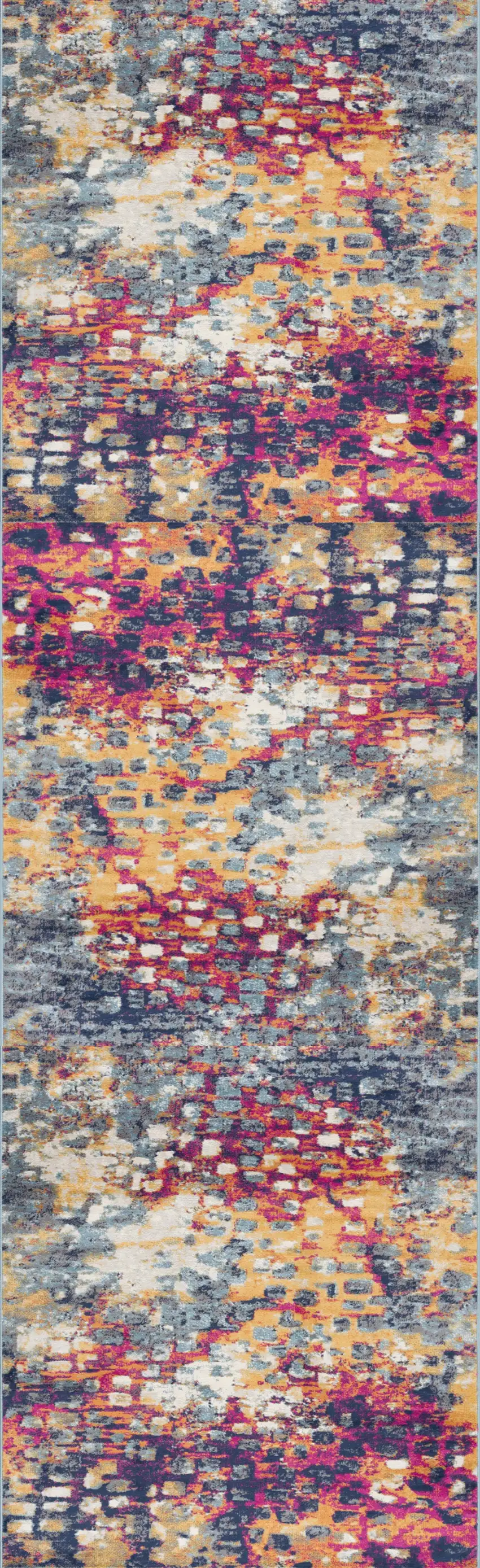 Multicolored Abstract Painting Area Rug Photo 2