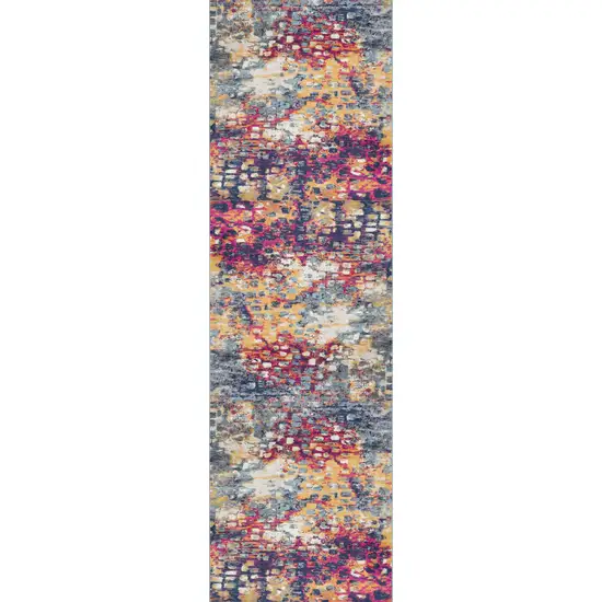 Multicolored Abstract Painting Area Rug Photo 2