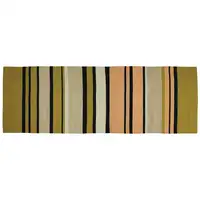Photo of Multicolored Stripes Runner Rug