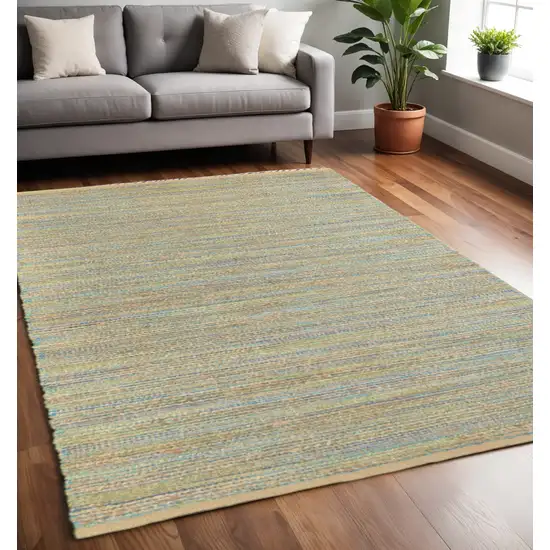 Multitoned Braided Jute Area Rug Photo 1