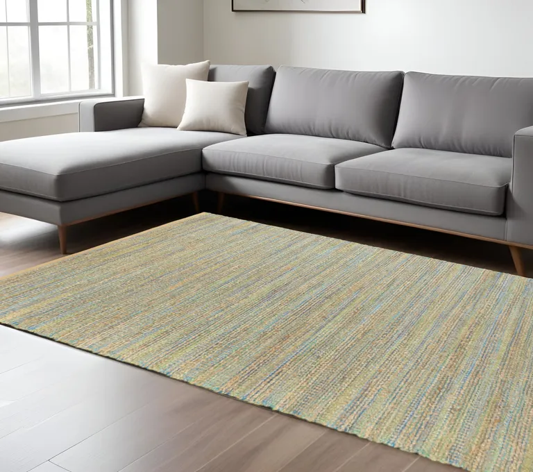 Multitoned Braided Jute Area Rug Photo 2