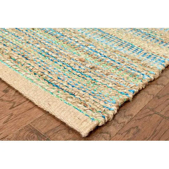 Multitoned Braided Jute Area Rug Photo 5