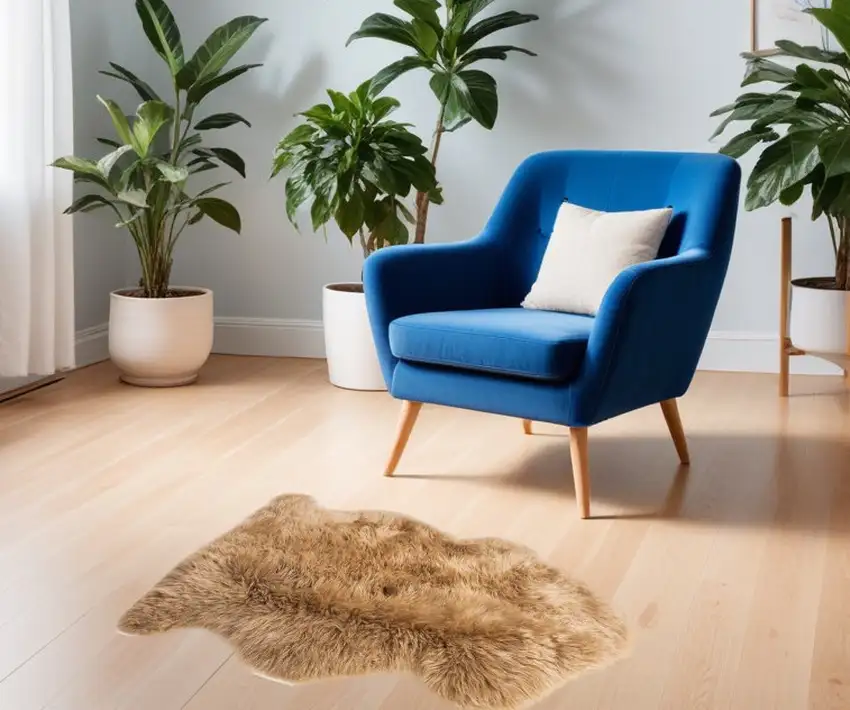 Natural Animal Print Area Rug Photo 1