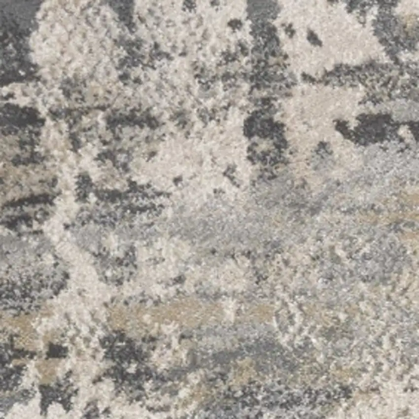Natural Abstract Area Rug Photo 6