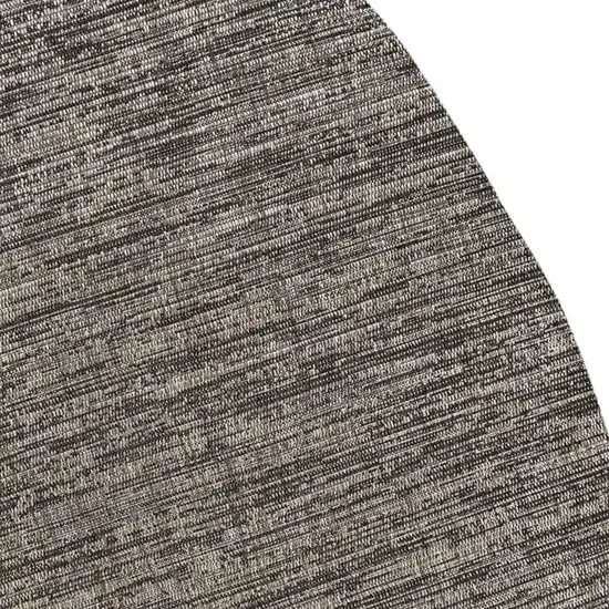 Natural And Black Medallion Indoor Outdoor Area Rug Photo 2