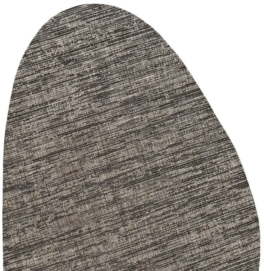 Natural And Black Medallion Indoor Outdoor Area Rug Photo 3