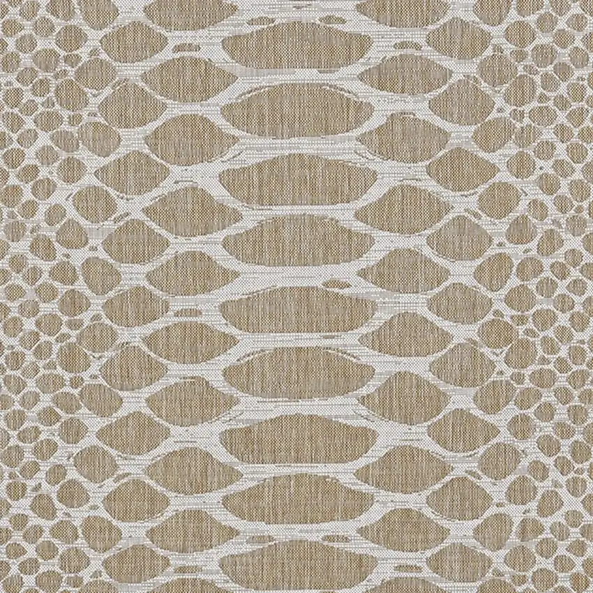 Natural Animal Print Area Rug Photo 6