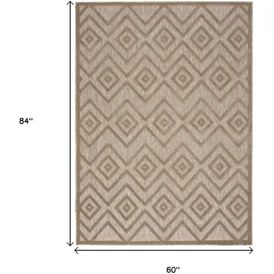 Beige Indoor Outdoor Area Rug Photo 9