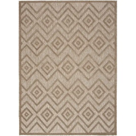 Beige Indoor Outdoor Area Rug Photo 1