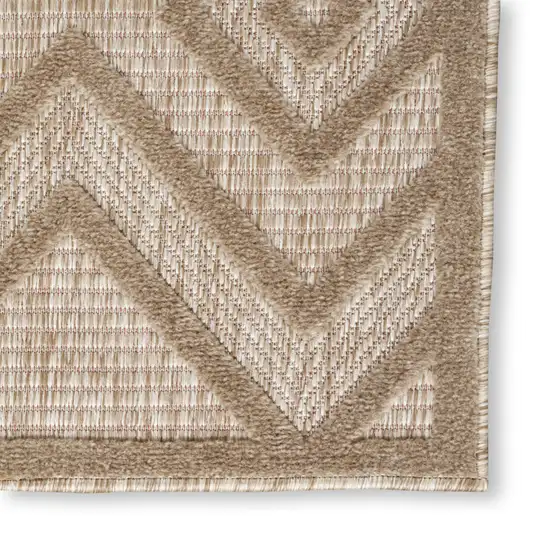 Beige Indoor Outdoor Area Rug Photo 4