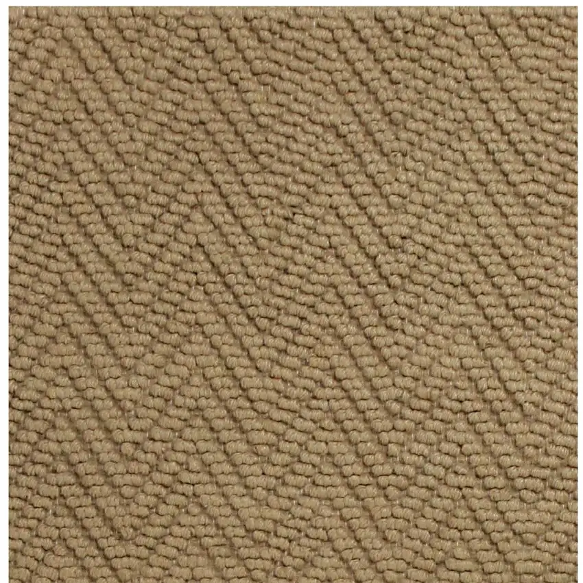 8' Natural Beige Hand Woven Herringbone Jute Indoor Runner Rug Photo 4