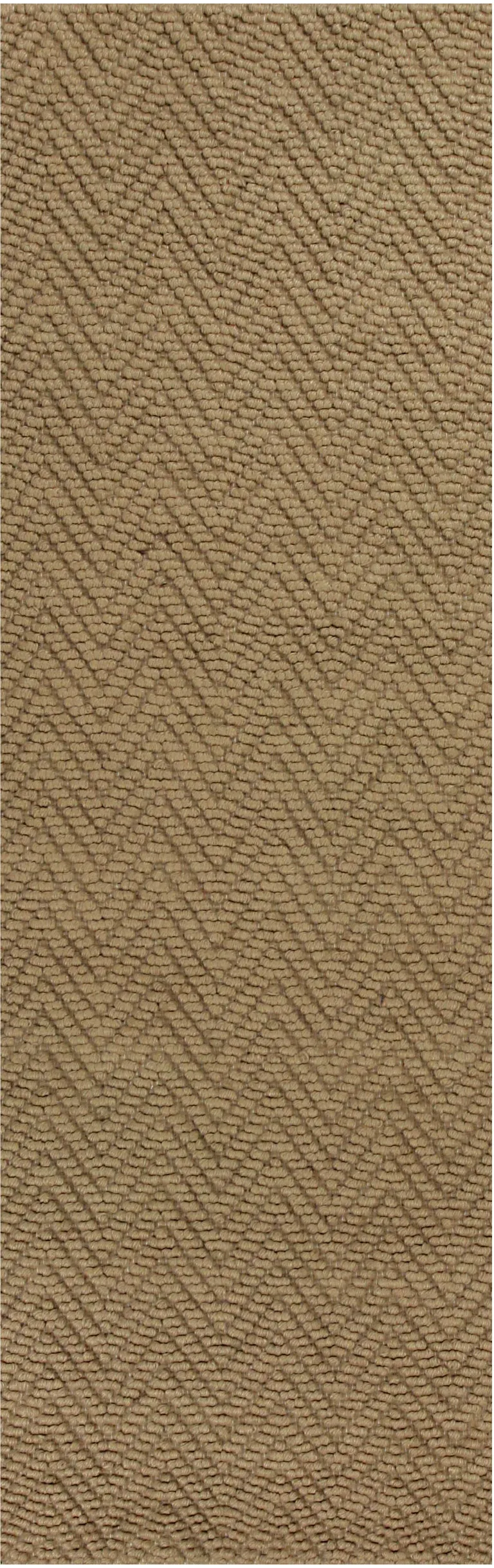 Natural Beige Hand Woven Herringbone Jute Indoor Runner Rug Photo 4
