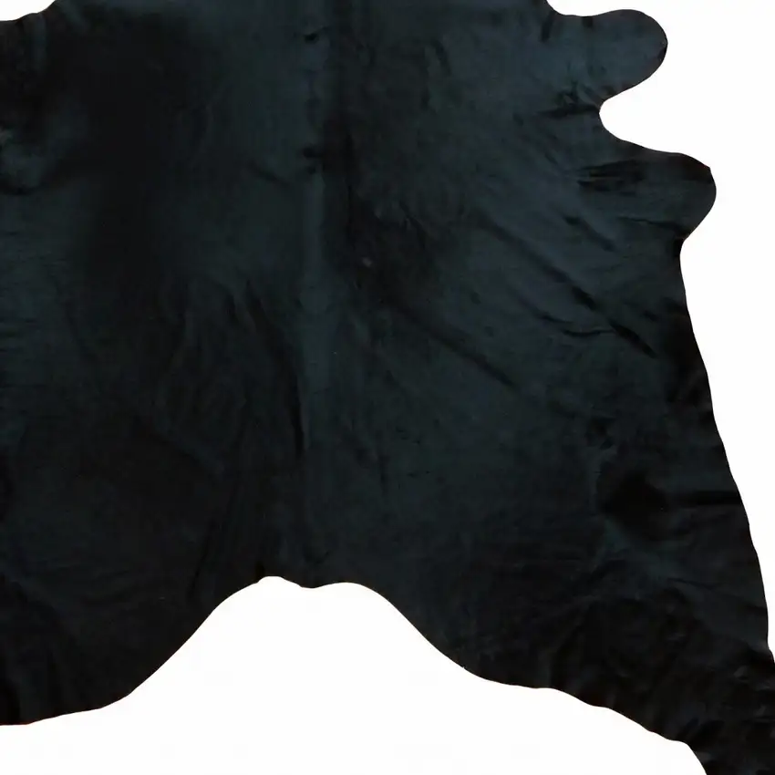 6 Ft Natural Black Brindled Cowhide Rug Photo 4