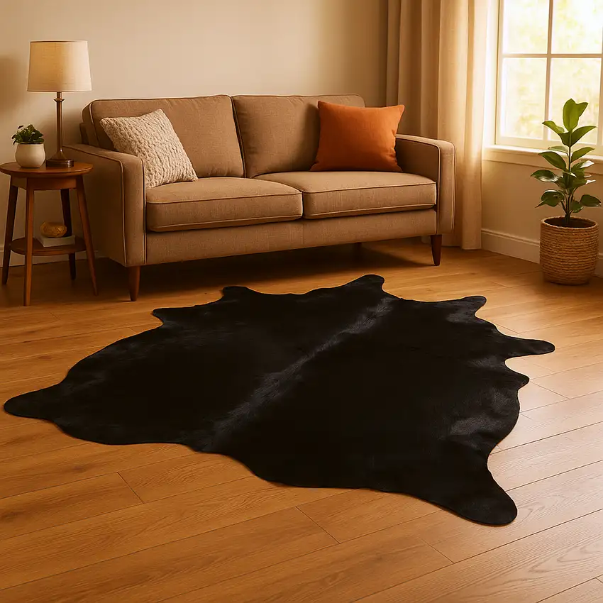 Natural Cowhide Handmade Area Rug Photo 1