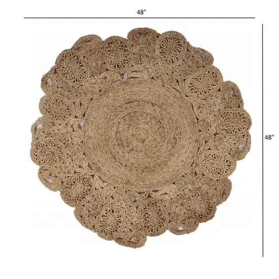 Natural Bloom Boutique Jute Rug Photo 8