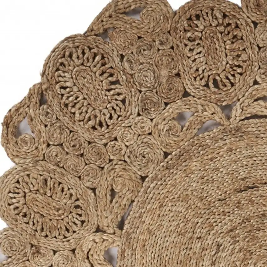 Natural Bloom Boutique Jute Rug Photo 9