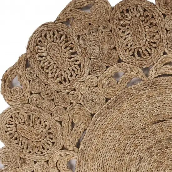 Natural Bloom Boutique Jute Rug Photo 9