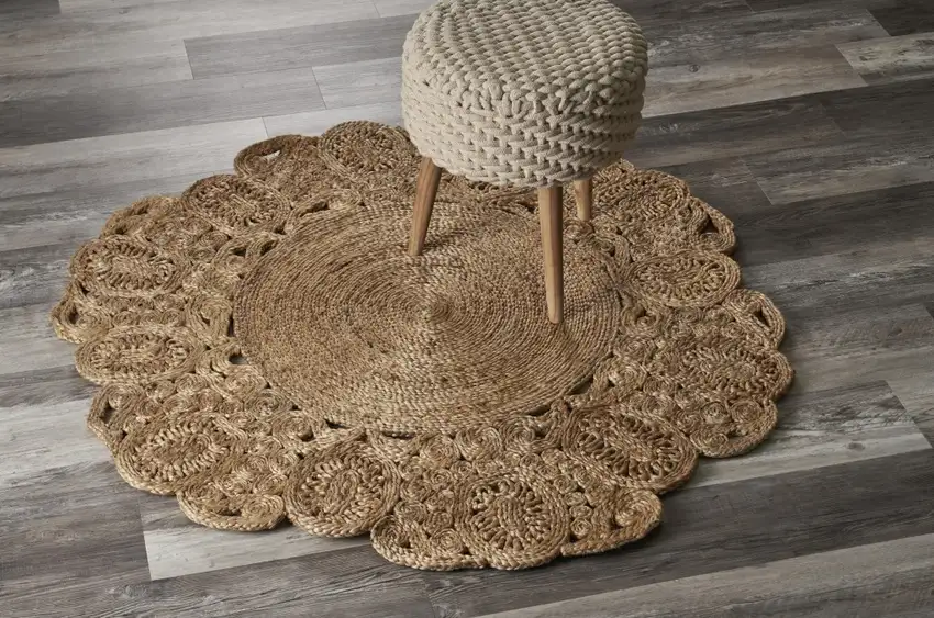 Natural Bloom Boutique Jute Rug Photo 7