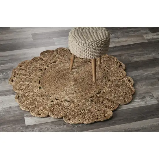 Natural Bloom Boutique Jute Rug Photo 7
