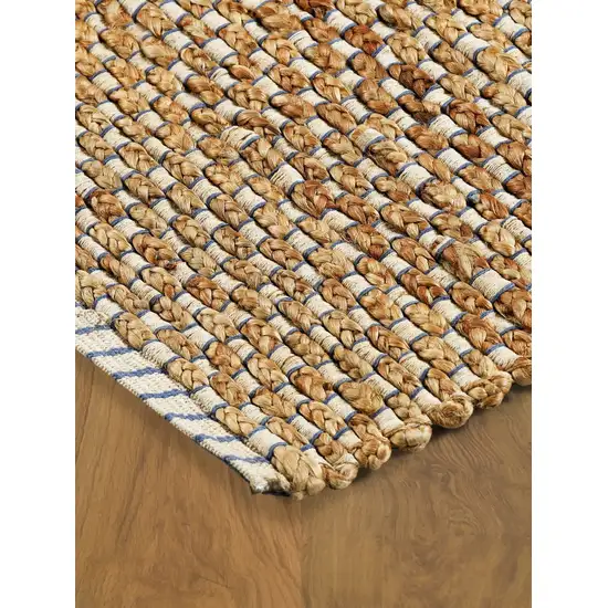 Natural Braided Jute Area Rug Photo 3