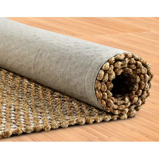 Natural Braided Jute Area Rug Photo 5