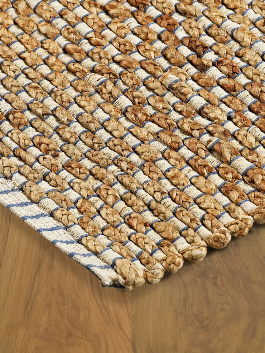Natural Braided Jute Area Rug Photo 4