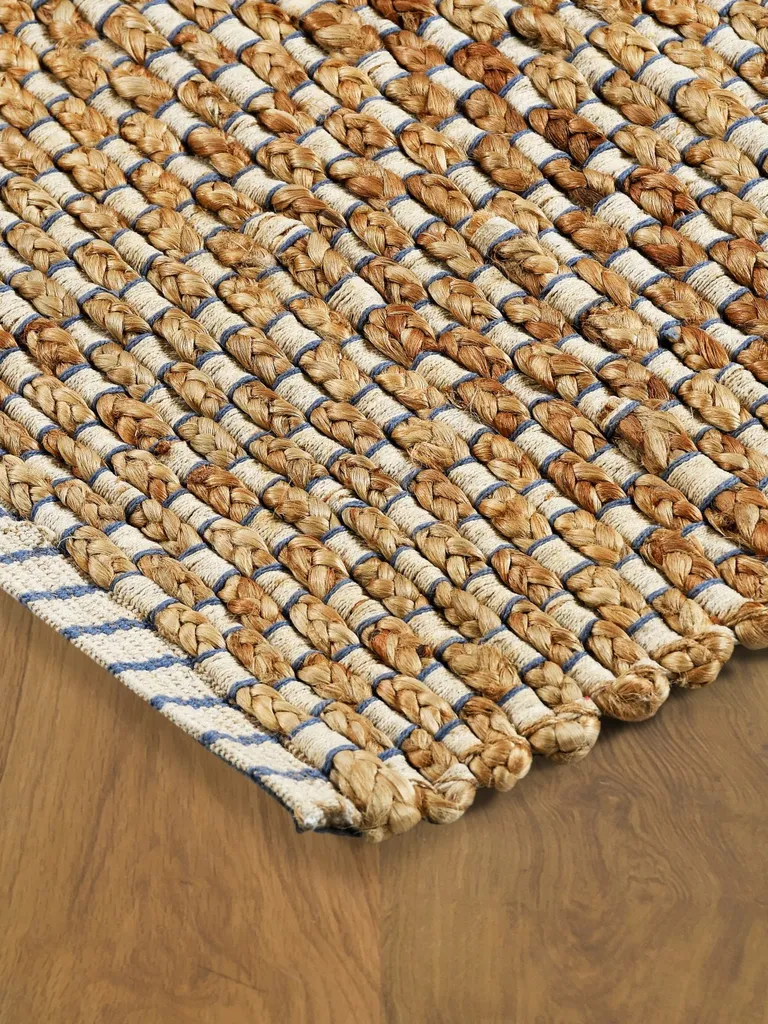 Natural Braided Jute Area Rug Photo 4
